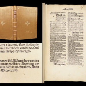 Sermones Cantica canticorum – Gilbert de Holland – 1497 | Song of Solomon Commentary