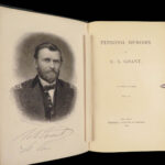 Personal Memoirs of U.S. Grant – Ulysses S. Grant – 1885–86 | 1st ed Green cloth
