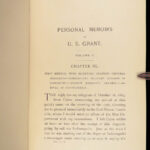 Personal Memoirs of U.S. Grant – Ulysses S. Grant – 1885–86 | 1st ed Green cloth
