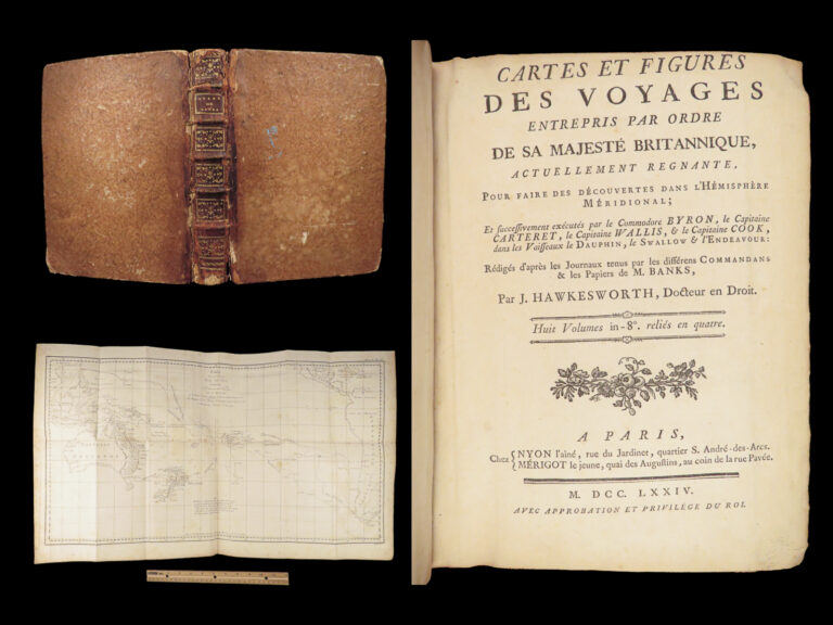 Image of Cartes et figures des voyages – John Hawkesworth – 1774 | First Edition, 52 Plates