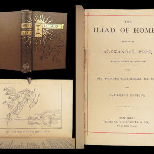 The Iliad of Homer – Homer – ca. 1880 | Alexander Pope English, Flaxman Engravings