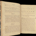 The History of England – David Hume – 1796 | 5 Vols, 13 Engraved Plates