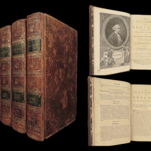 The History of England – David Hume – 1796 | 5 Vols, 13 Engraved Plates