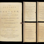 The History of England – David Hume – 1796 | 5 Vols, 13 Engraved Plates
