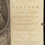 The History of England – David Hume – 1796 | 5 Vols, 13 Engraved Plates