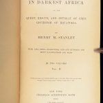 1890 In Darkest Africa by Henry Stanley – 1st edition | Emin Pasha Dr Livingstone