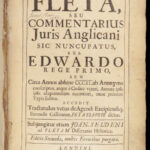 Fleta – John Selden – 1685 | Authority on Edward I Common Law