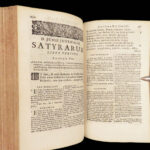 D. Junii Juvenalis et Auli Persii Flacci Satyrae – Juvenal; Persius – 1671 | Satires with Schrevel Commentary