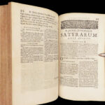 D. Junii Juvenalis et Auli Persii Flacci Satyrae – Juvenal; Persius – 1671 | Satires with Schrevel Commentary