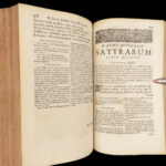 D. Junii Juvenalis et Auli Persii Flacci Satyrae – Juvenal; Persius – 1671 | Satires with Schrevel Commentary