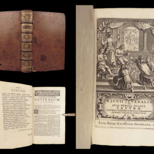 D. Junii Juvenalis et Auli Persii Flacci Satyrae – Juvenal; Persius – 1671 | Satires with Schrevel Commentary