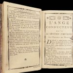 L’ange Conducteur – Jacques Coret – 1791 | Brass Clasps, Red Morocco