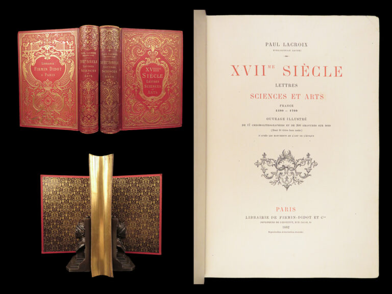 Image of XVIIe & XVIIIe Siècle: Lettres, Sciences et Arts en France – Paul Lacroix – 1878 & 1882 | Two-Volume Set Illustrated