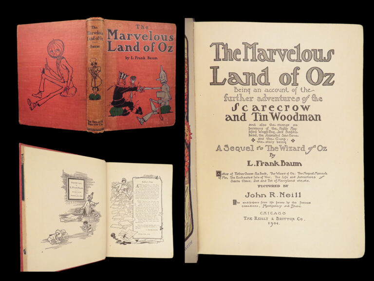 Image of The Marvelous Land of Oz – L. Frank Baum – 1904 | First Edition