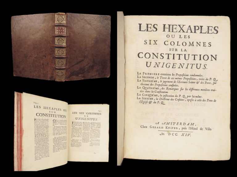 Image of Les Hexaples – Catholic Church – 1714 | Anti-Jansenist Propaganda | Unigenitus Defense