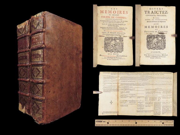 Image of Les Mémoires – Philippe de Comines – 1682 | Louis XI France History