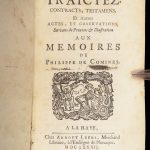 Les Mémoires – Philippe de Comines – 1682 | Louis XI France History