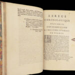 Histoire de France – Mezeray – 1682 | Portraits of Kings of France, 6v Set
