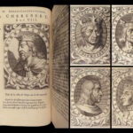 Histoire de France – Mezeray – 1682 | Portraits of Kings of France, 6v Set