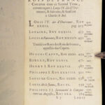 Histoire de France – Mezeray – 1682 | Portraits of Kings of France, 6v Set