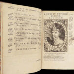 Histoire de France – Mezeray – 1682 | Portraits of Kings of France, 6v Set