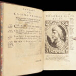 Histoire de France – Mezeray – 1682 | Portraits of Kings of France, 6v Set