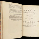 Histoire de France – Mezeray – 1682 | Portraits of Kings of France, 6v Set
