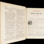 Missale Romanum – Catholic Church – 1854 | Maynooth College, Ireland Provenance