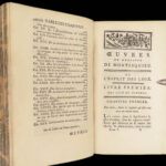 Oeuvres… De l’esprit des loix – Montesquieu – 1769 | 4 Vol Set, Banned Book
