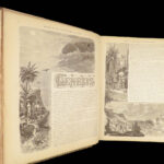 1877 Nelson & Phillips Family Bible | Old & New Testament Illustrated | Enormous