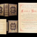 1877 Nelson & Phillips Family Bible | Old & New Testament Illustrated | Enormous