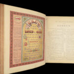 1877 Nelson & Phillips Family Bible | Old & New Testament Illustrated | Enormous