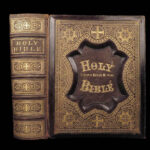 1877 Nelson & Phillips Family Bible | Old & New Testament Illustrated | Enormous