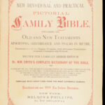 1877 Nelson & Phillips Family Bible | Old & New Testament Illustrated | Enormous