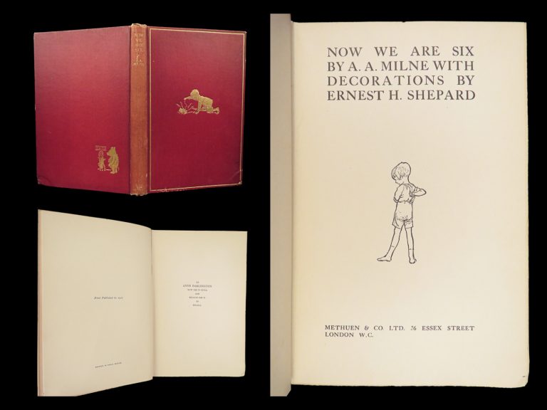Image of 1927 Now We Are Six by AA Milne | Winnie the Pooh 1st edition | Shepard Art