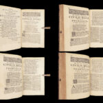 De Bello Civili – Lucan – 1658 | Pharsalia with Folding Map & Grotius Commentary