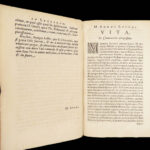 De Bello Civili – Lucan – 1658 | Pharsalia with Folding Map & Grotius Commentary