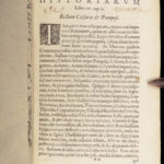 De Bello Civili – Lucan – 1658 | Pharsalia with Folding Map & Grotius Commentary