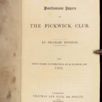 The Posthumous Papers of the Pickwick Club – Charles Dickens – 1837 | First Edition, Phiz & Seymour