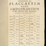 Placcaeten – Johannes Baptista Christyn – 1664 | Habsburg Netherlands Law | Folio