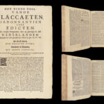 Placcaeten – Johannes Baptista Christyn – 1664 | Habsburg Netherlands Law | Folio