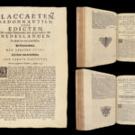 Placcaeten – Johannes Baptista Christyn – 1664 | Habsburg Netherlands Law | Folio