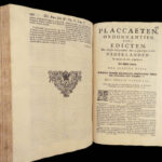 Placcaeten – Johannes Baptista Christyn – 1664 | Habsburg Netherlands Law | Folio