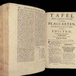 Placcaeten – Johannes Baptista Christyn – 1664 | Habsburg Netherlands Law | Folio
