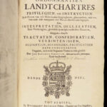 Placcaeten – Johannes Baptista Christyn – 1664 | Habsburg Netherlands Law | Folio