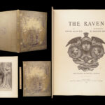 The Raven – Edgar Allan Poe – 1884 | Enormous Doré Folio First Edition