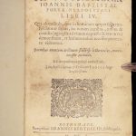 De humana Physiognomonia – Della Porta – 1650 | Illustrated, Fine Binding