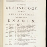 1740 Examen – Roger North | Defense of King Charles II, England Popish Plot