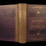 Scarlet Book of Free Masonry – 1880 | First Edition, Illustrated, Redding & Co.