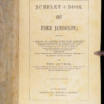 Scarlet Book of Free Masonry – 1880 | First Edition, Illustrated, Redding & Co.